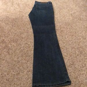 Dark blue jeans  W10 flare leg